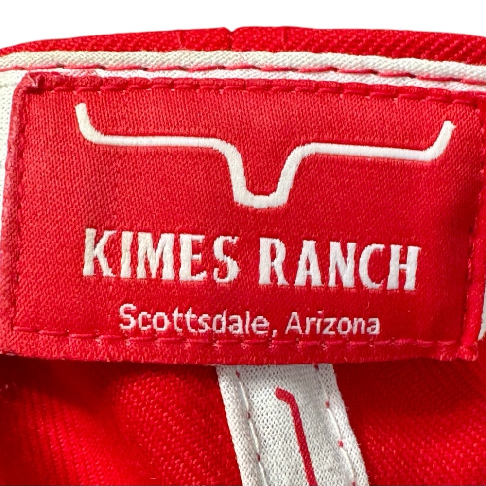 Kimes Ranch Unisex Weekly Tall Trucker Embroidered Wool Blend Red Cap Hat - Picture 5 of 6